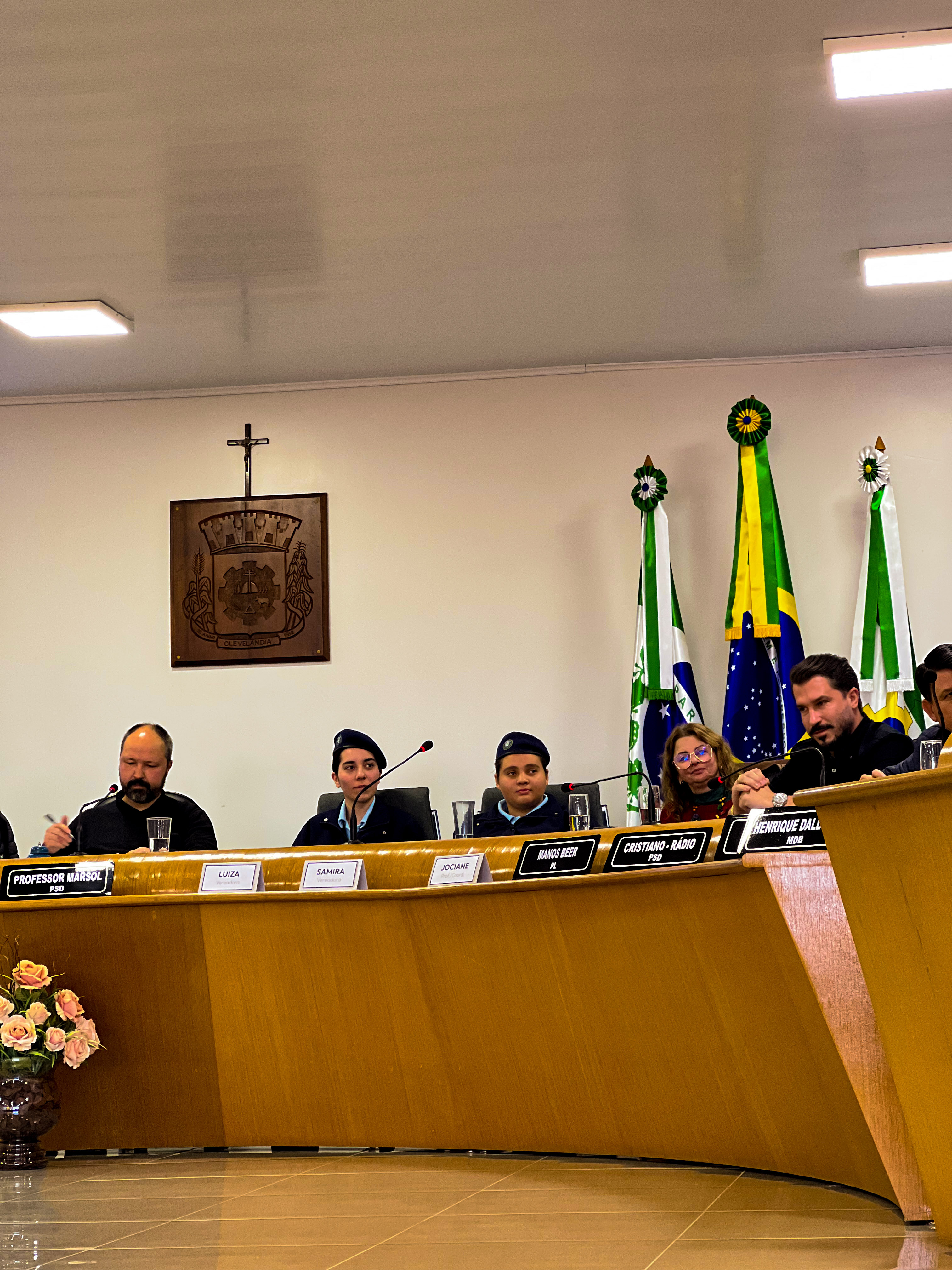Posse das Vereadoras do Parlamento Jovem do Colégio Cívico Militar