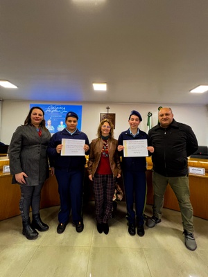 Posse das Vereadoras do Parlamento Jovem do Colégio Cívico Militar
