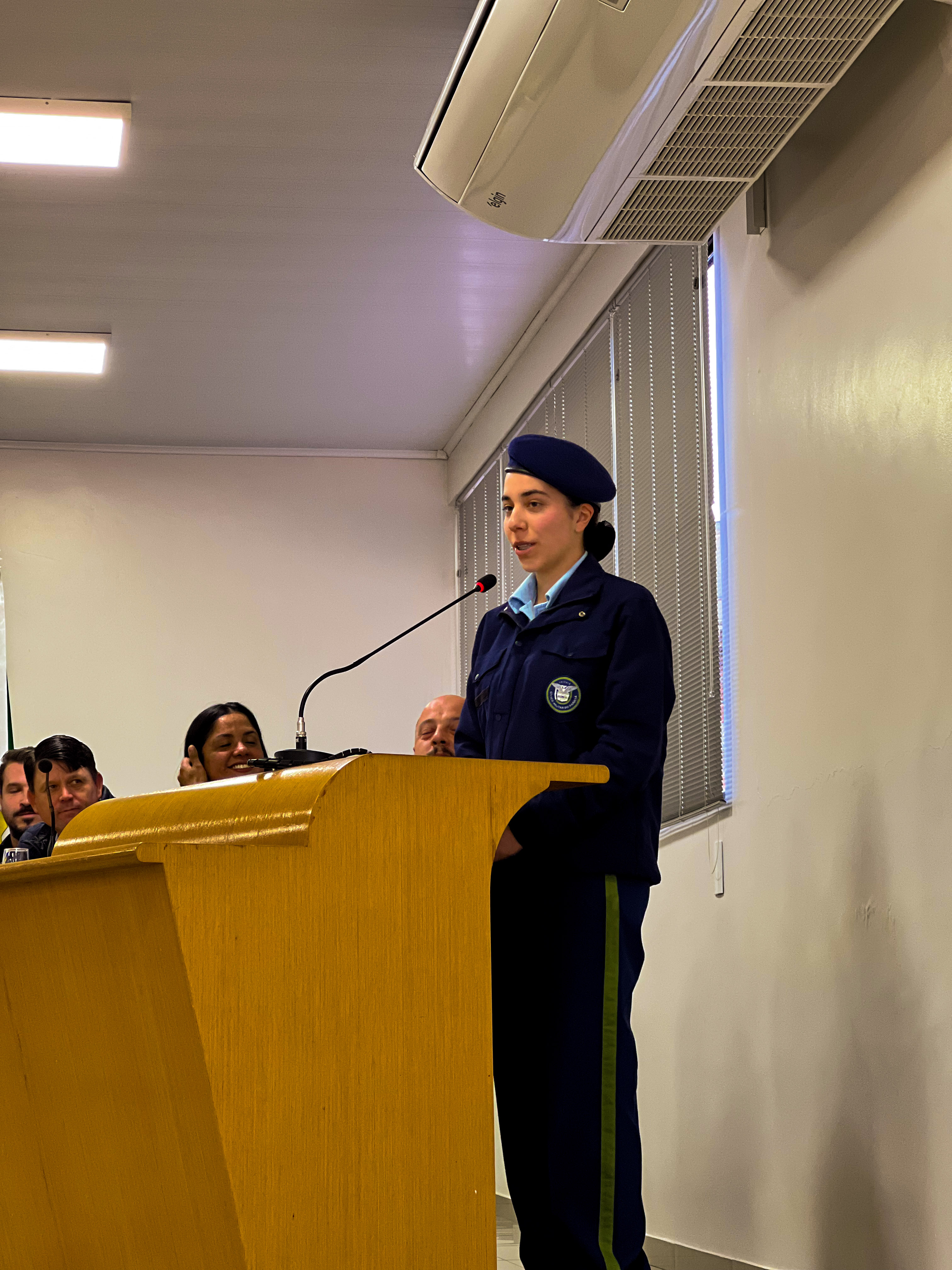 Posse das Vereadoras do Parlamento Jovem do Colégio Cívico Militar
