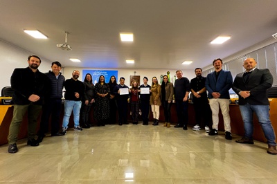 Posse das Vereadoras do Parlamento Jovem do Colégio Cívico Militar