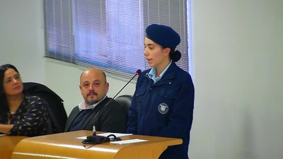Posse das Vereadoras do Parlamento Jovem do Colégio Cívico Militar