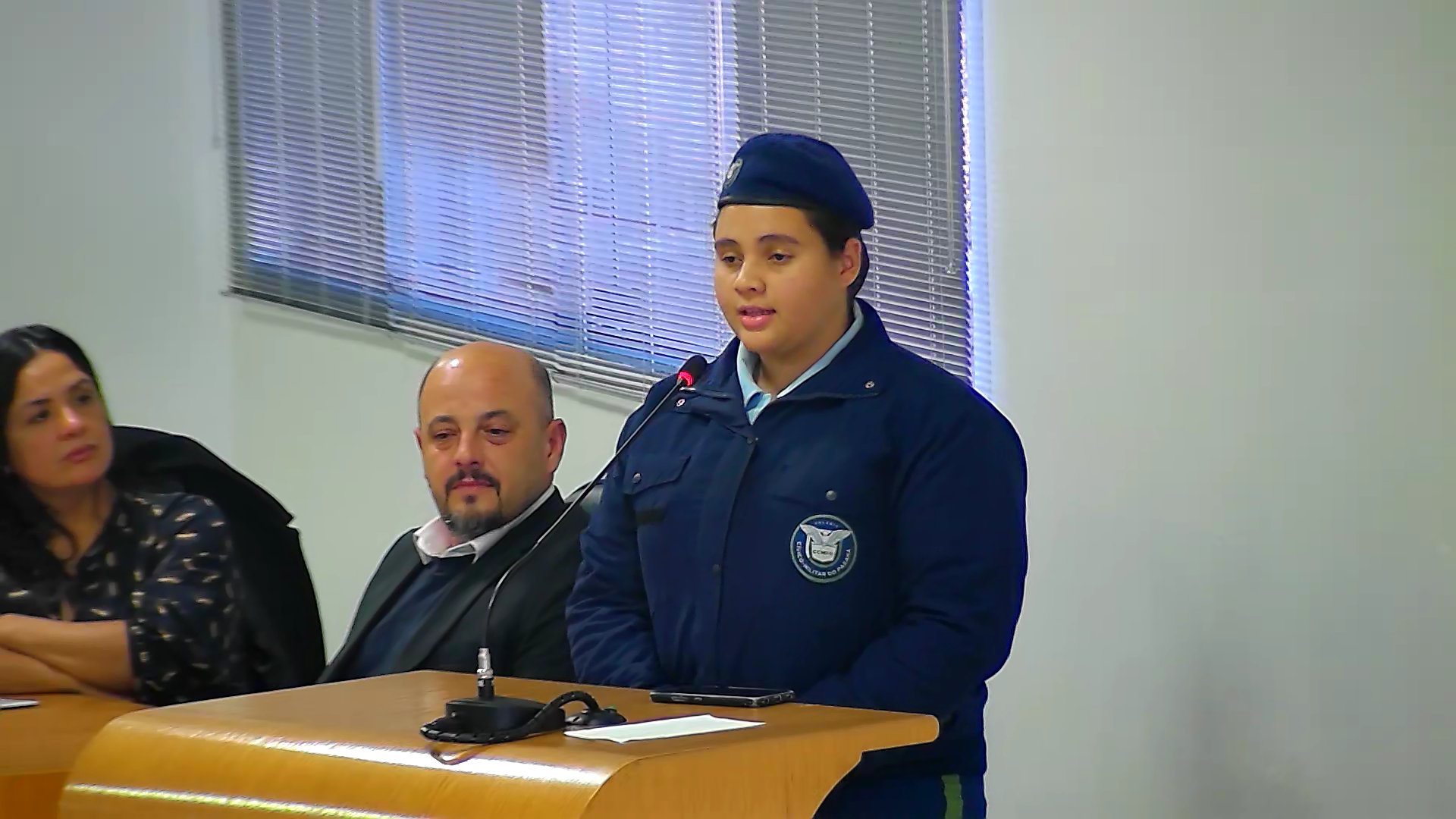 Posse das Vereadoras do Parlamento Jovem do Colégio Cívico Militar