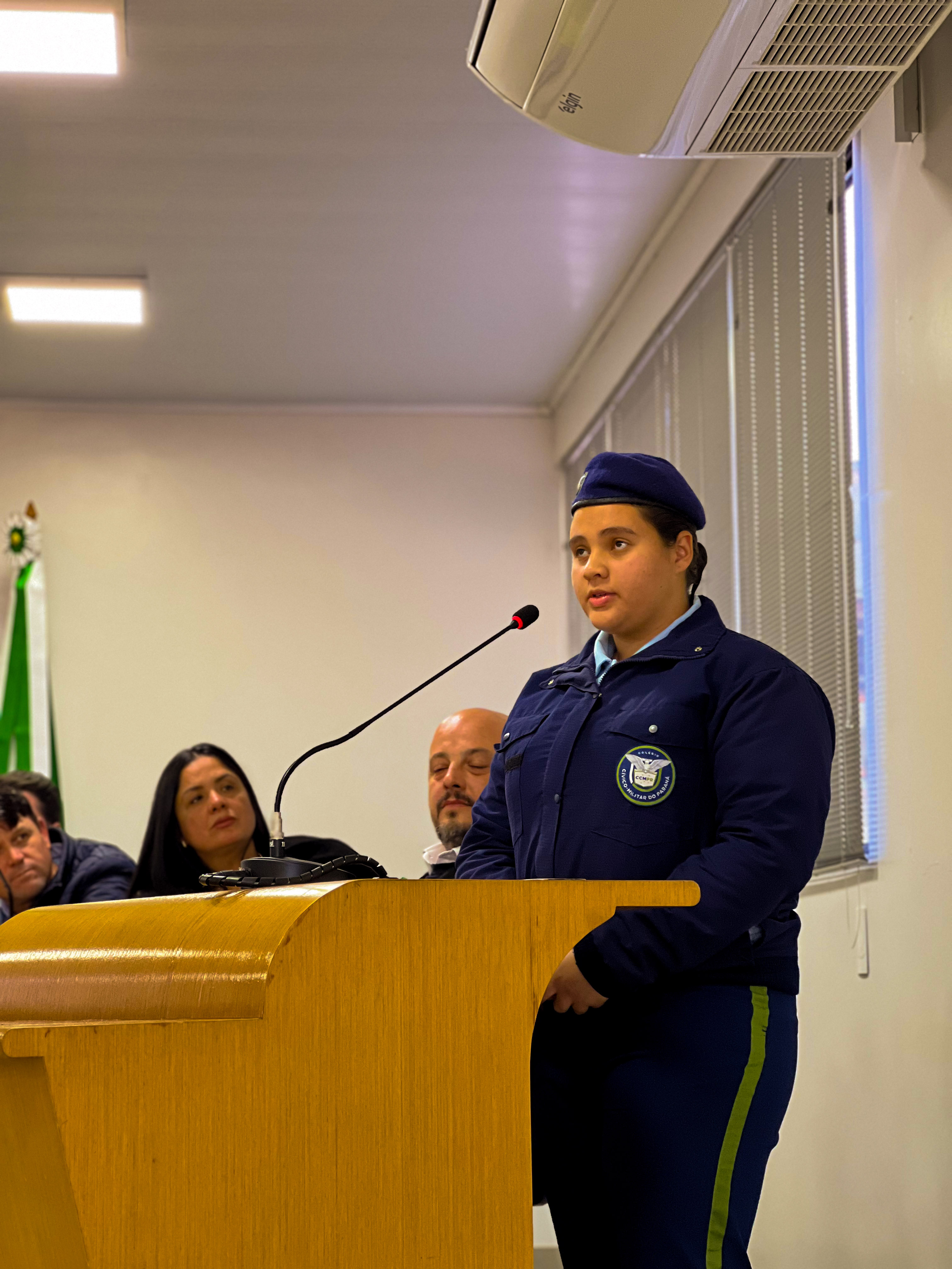 Posse das Vereadoras do Parlamento Jovem do Colégio Cívico Militar