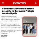 Câmara de Clevelândia esteve presente na Caravana Prolegis em Mariópolis