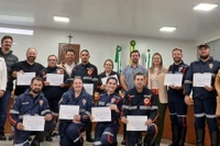 Moção de reconhecimento aos profissionais do SAMU e ao radialista Mauro Fernando Piccinini.